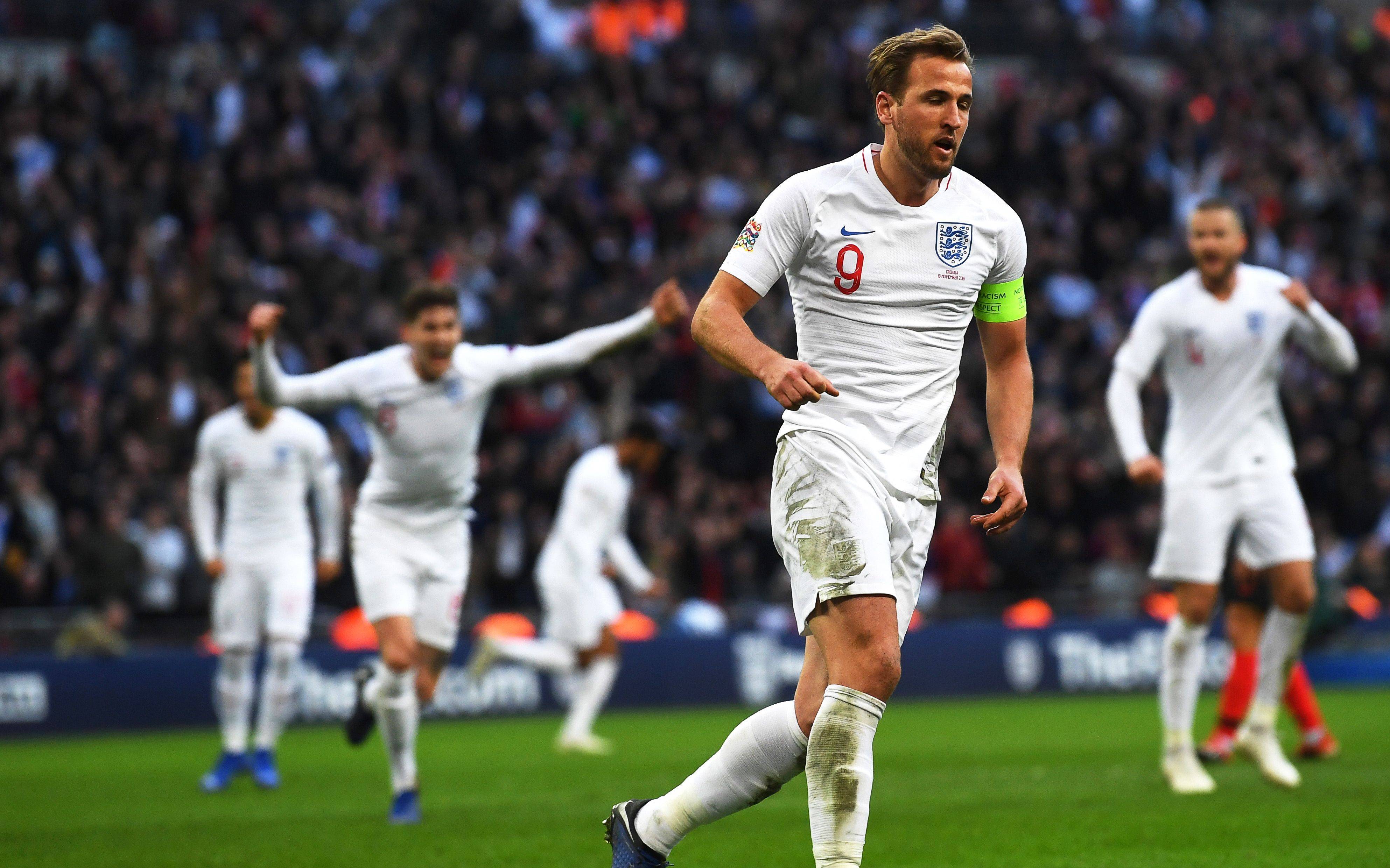 英格兰队取得对克罗地亚队的胜利 英格兰队取得对克罗地亚队的胜利