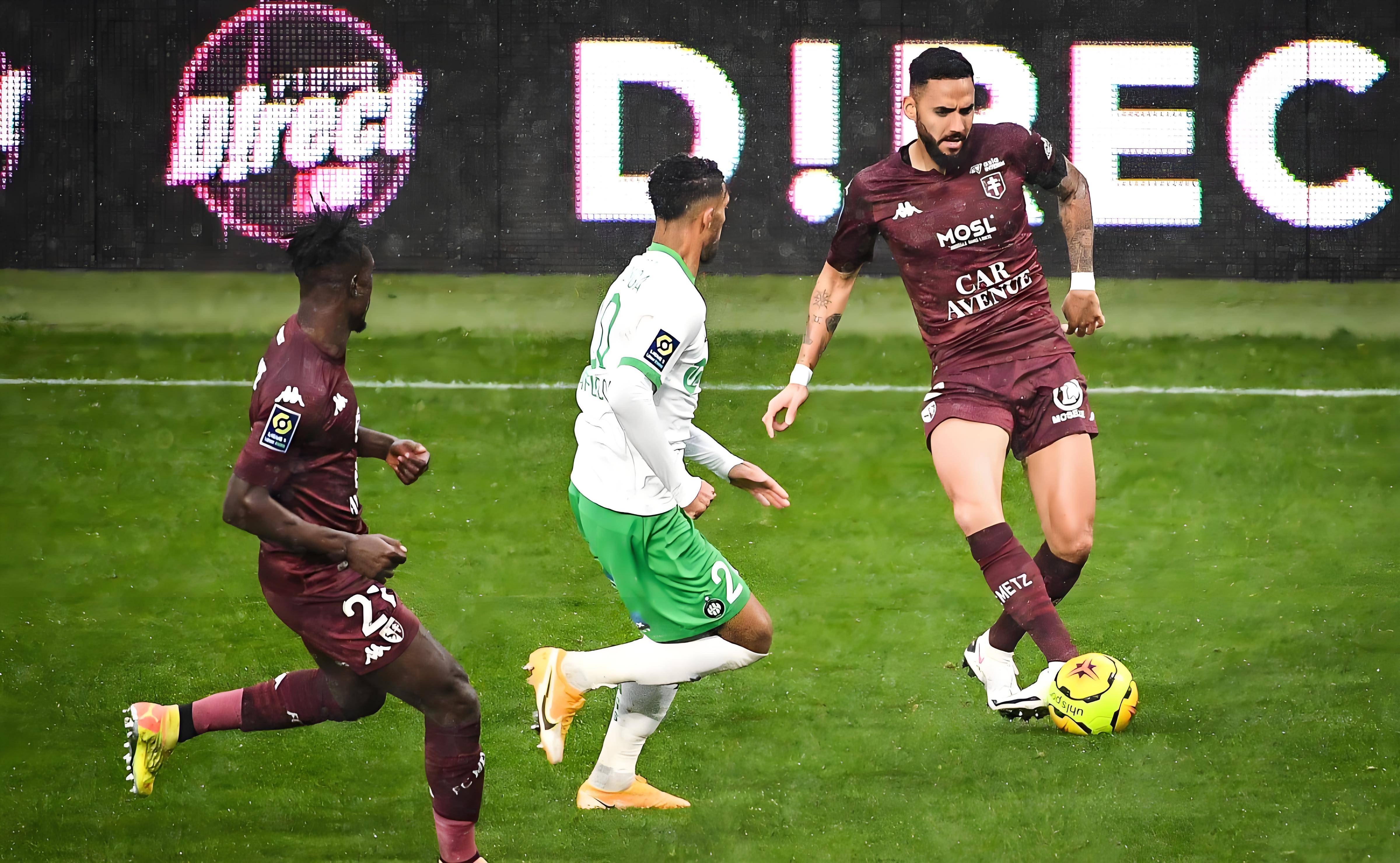 摩纳哥客场逼平梅斯，争取更好战绩